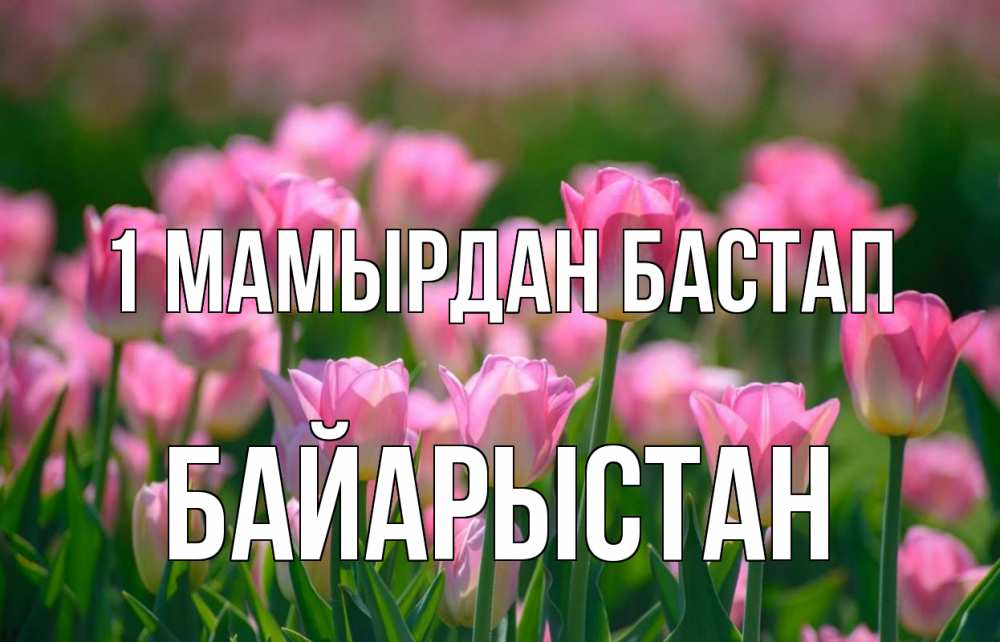 Күн сайын ашық хат с именем, Байарыстан 1 мамырдан бастап С 1 мая Онлайн тегін жүктеп алу тілектері бар керемет карта 