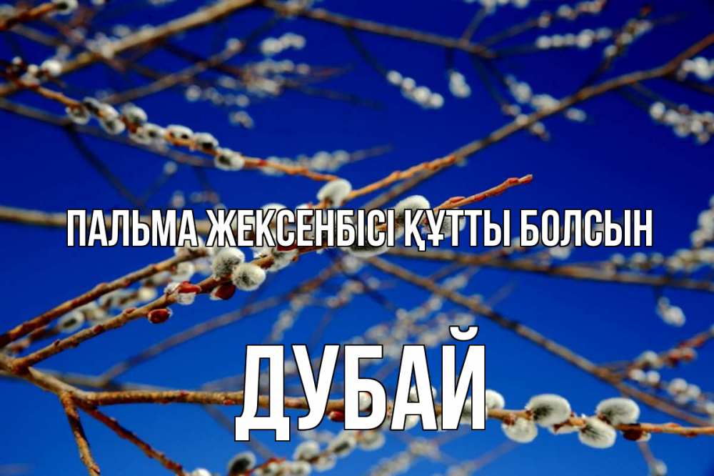 Күн сайын ашық хат с именем, Дубай Пальма жексенбісі құтты болсын верба Онлайн тегін жүктеп алу тілектері бар керемет карта 