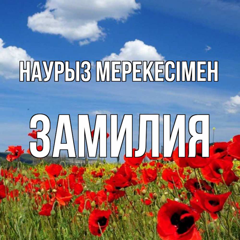 Күн сайын ашық хат с именем, ЗАМИЛИЯ Наурыз мерекесімен праздник весны наурыз очень красивая картинка Онлайн тегін жүктеп алу тілектері бар керемет карта 