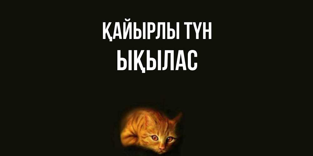 Күн сайын ашық хат с именем, ЫҚЫЛАС Қайырлы түн кот Онлайн тегін жүктеп алу тілектері бар керемет карта 
