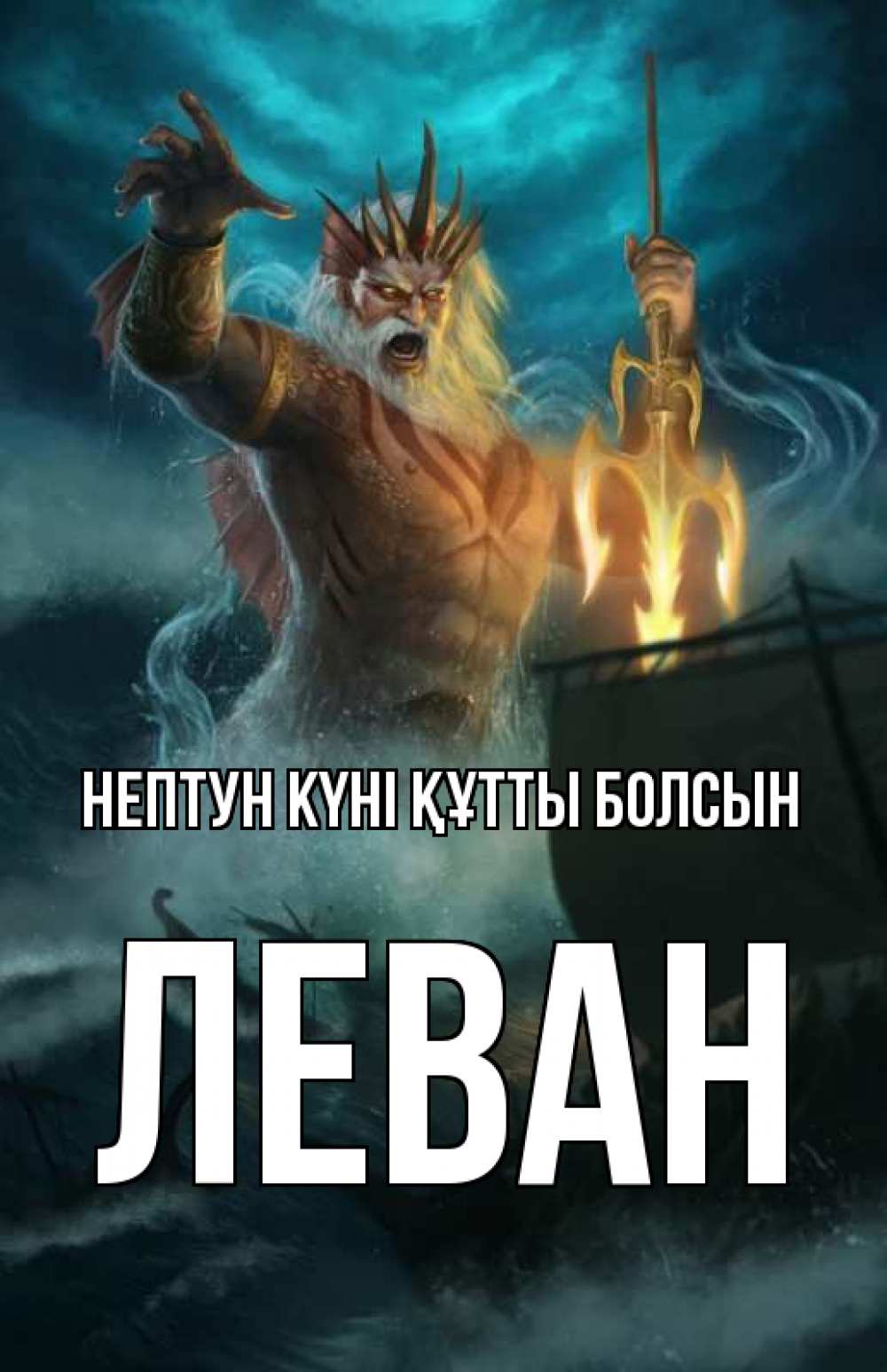 Күн сайын ашық хат с именем, Леван нептун күні құтты болсын с днем Нептуна Онлайн тегін жүктеп алу тілектері бар керемет карта 