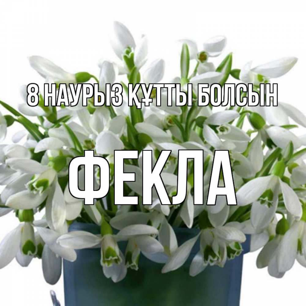 Күн сайын ашық хат с именем, Фекла 8 наурыз құтты болсын цветы к международному женскому дню Онлайн тегін жүктеп алу тілектері бар керемет карта 