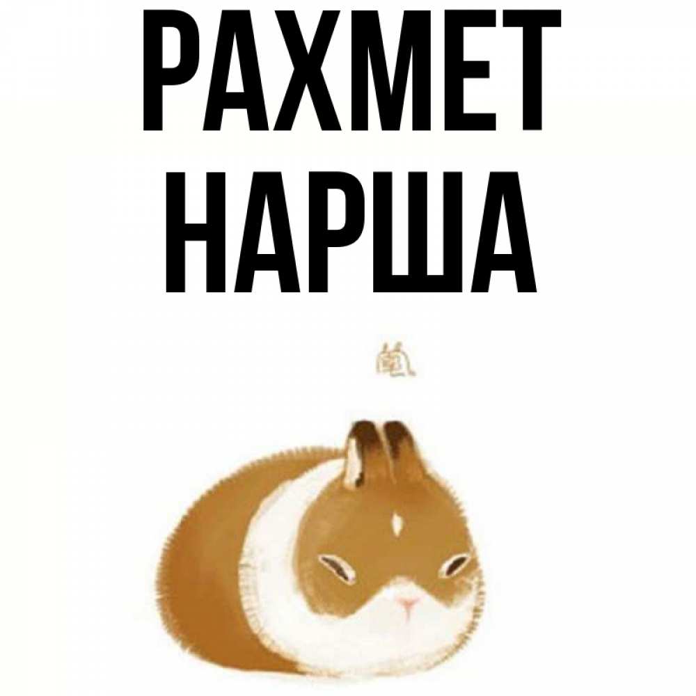 Күн сайын ашық хат с именем, НАРША рахмет коричнево белый домашний питомец Онлайн тегін жүктеп алу тілектері бар керемет карта 