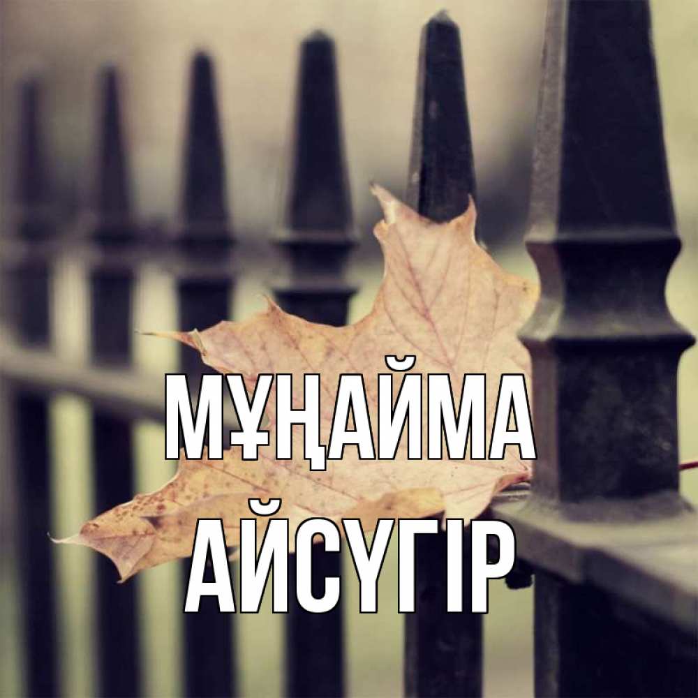 Күн сайын ашық хат с именем, Айсүгір Мұңайма лист клена Онлайн тегін жүктеп алу тілектері бар керемет карта 