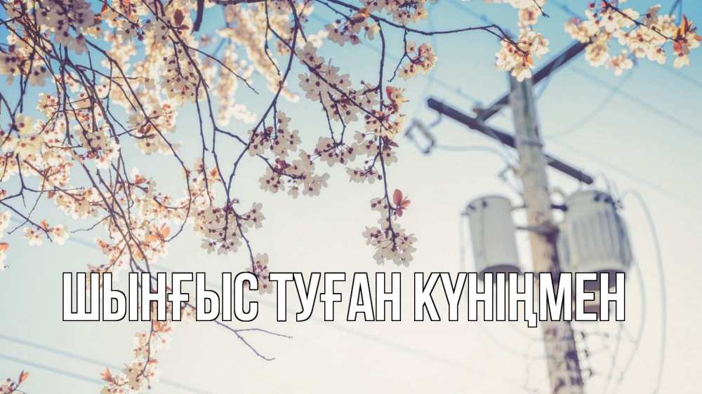 Картинка  с именем , ШЫНҒЫС! ТУҒАН КҮНІҢМЕН!