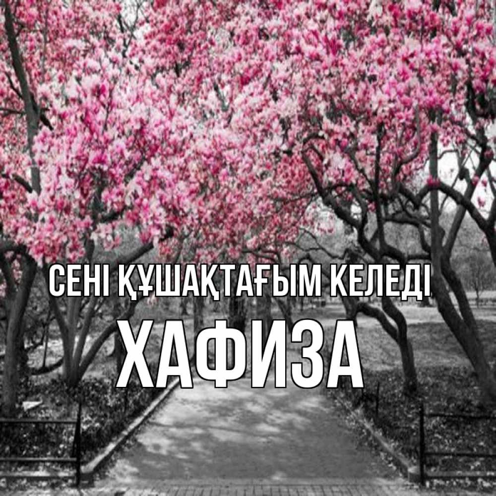 Күн сайын ашық хат с именем, ХАФИЗА сені құшақтағым келеді обработанное фото Онлайн тегін жүктеп алу тілектері бар керемет карта 