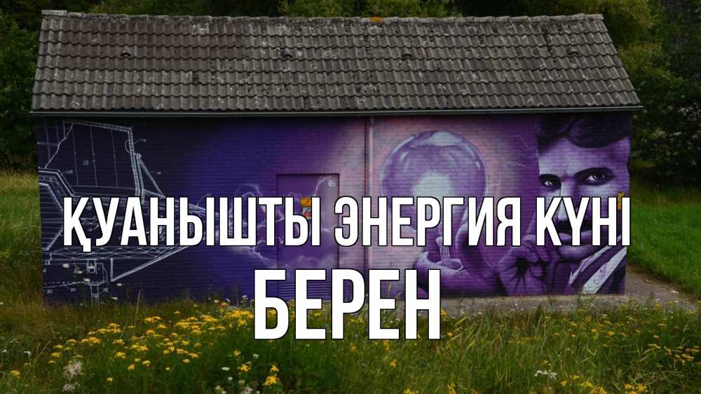 Күн сайын ашық хат с именем, Берен Қуанышты энергия күні молнии, Тесла Онлайн тегін жүктеп алу тілектері бар керемет карта 