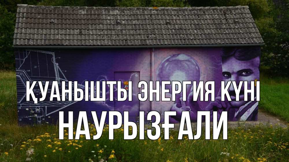 Күн сайын ашық хат с именем, Наурызғали Қуанышты энергия күні молнии, Тесла Онлайн тегін жүктеп алу тілектері бар керемет карта 