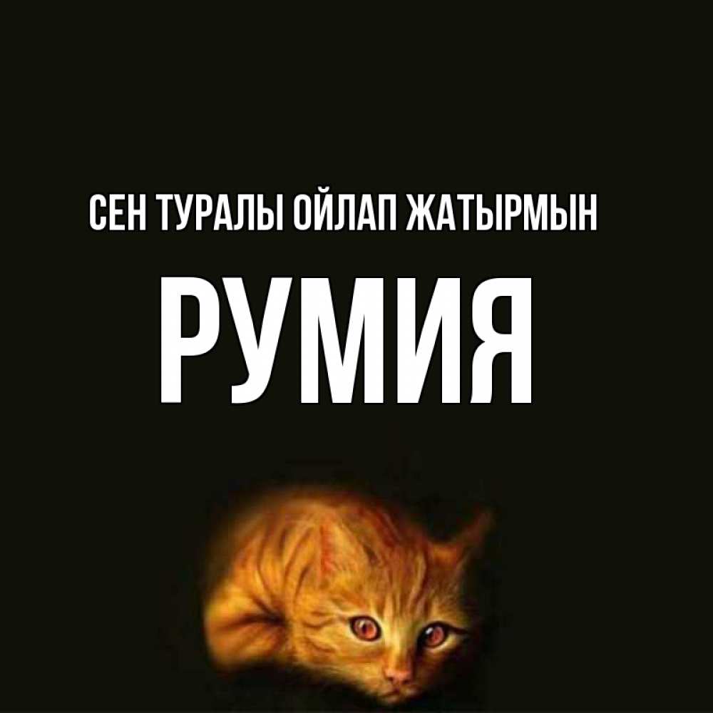 Күн сайын ашық хат с именем, Румия Сен туралы ойлап жатырмын рыжий Онлайн тегін жүктеп алу тілектері бар керемет карта 