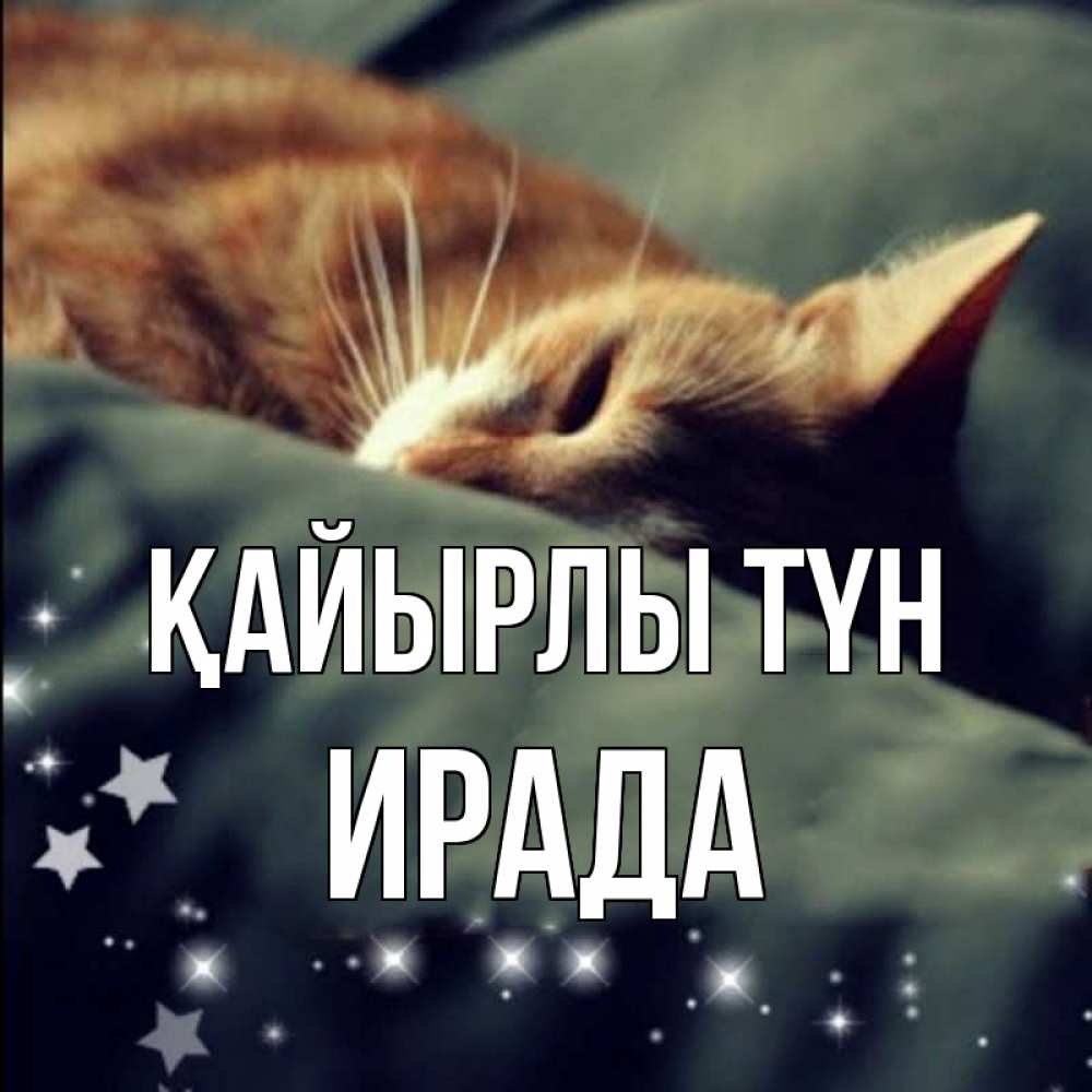 Күн сайын ашық хат с именем, ИРАДА Қайырлы түн кроватка Онлайн тегін жүктеп алу тілектері бар керемет карта 