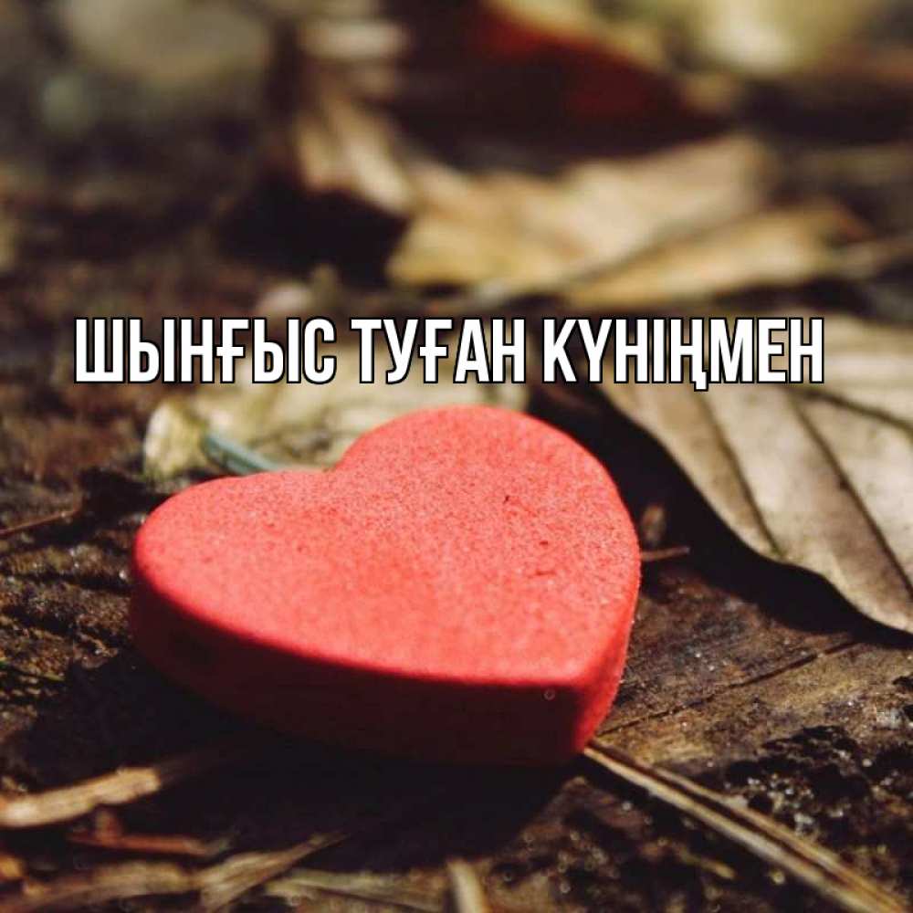 Картинка  с именем , ШЫНҒЫС! ТУҒАН КҮНІҢМЕН!