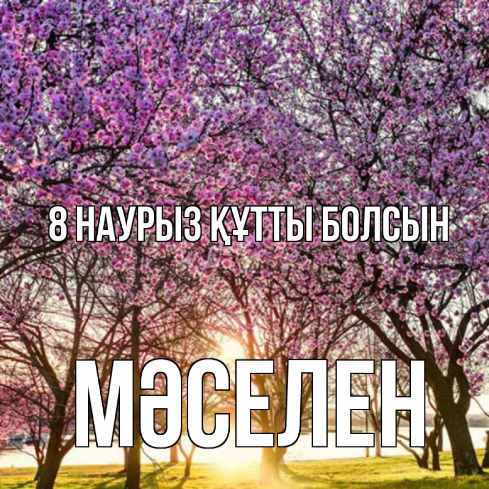 Күн сайын ашық хат с именем, Мәселен 8 наурыз құтты болсын международный женский день Онлайн тегін жүктеп алу тілектері бар керемет карта 