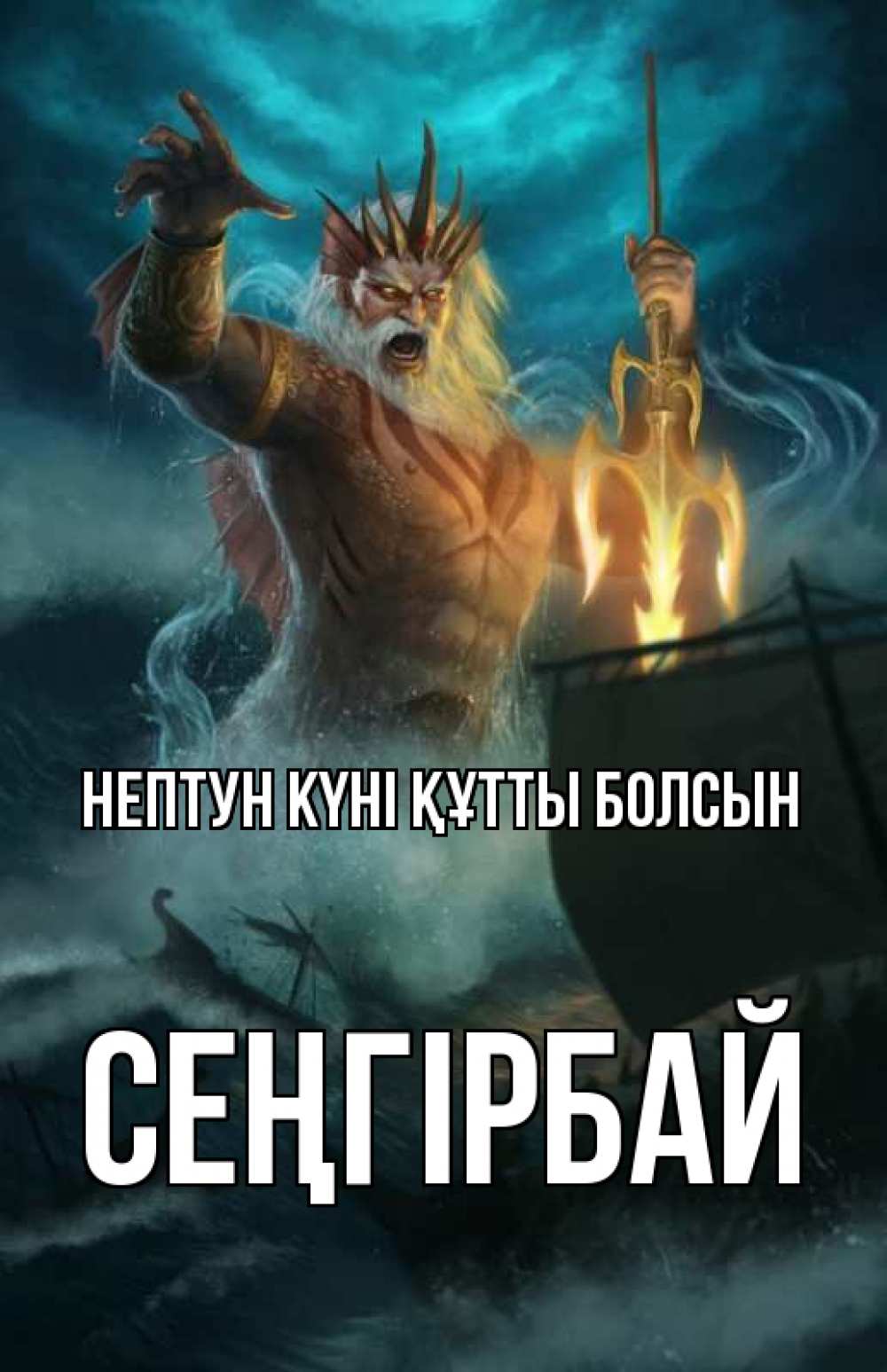 Күн сайын ашық хат с именем, СЕҢГІРБАЙ нептун күні құтты болсын с днем Нептуна Онлайн тегін жүктеп алу тілектері бар керемет карта 