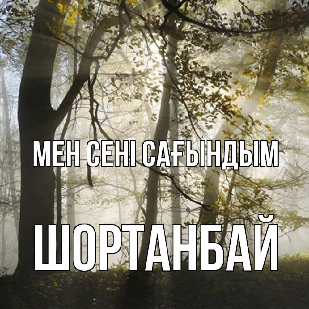 Күн сайын ашық хат с именем, ШОРТАНБАЙ Мен сені сағындым грустно Онлайн тегін жүктеп алу тілектері бар керемет карта 
