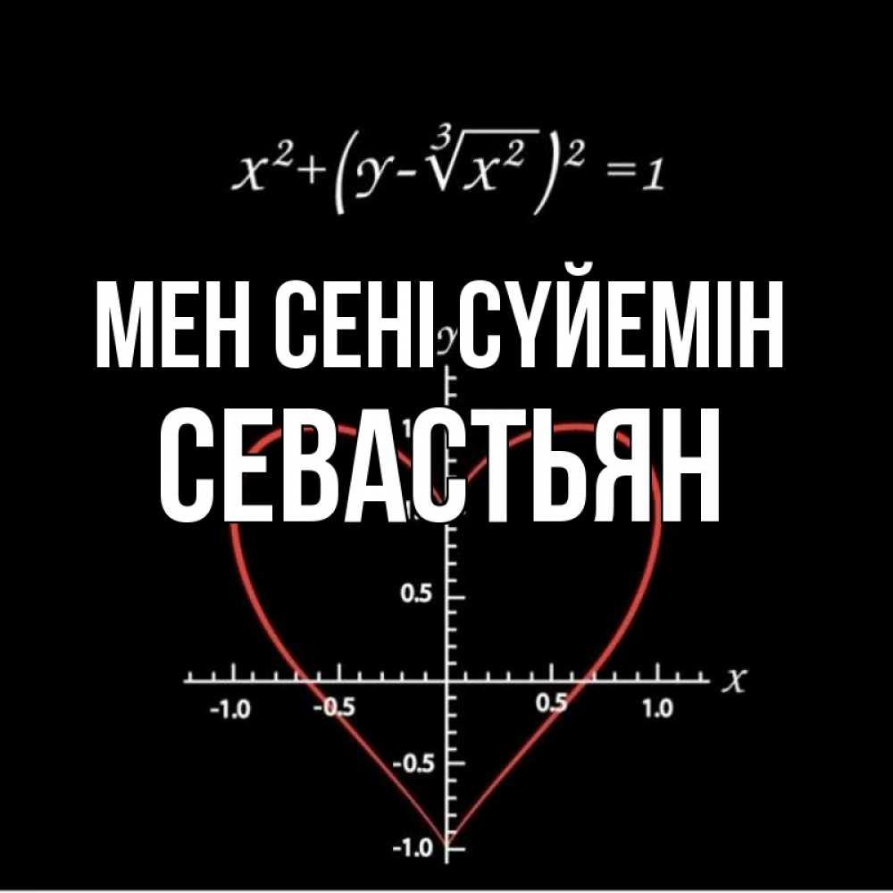 Күн сайын ашық хат с именем, Севастьян Мен сені сүйемін сердечная формула Онлайн тегін жүктеп алу тілектері бар керемет карта 