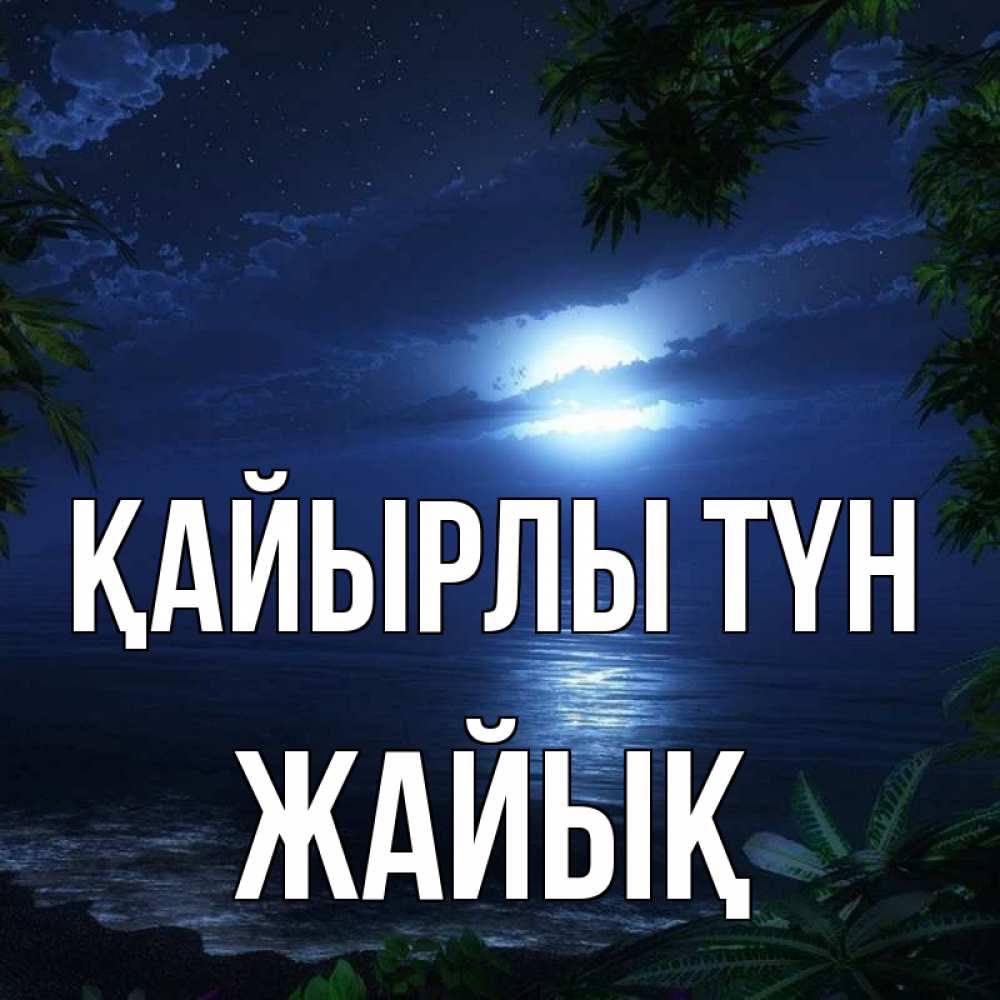 Күн сайын ашық хат с именем, Жайық Қайырлы түн тропический остров Онлайн тегін жүктеп алу тілектері бар керемет карта 
