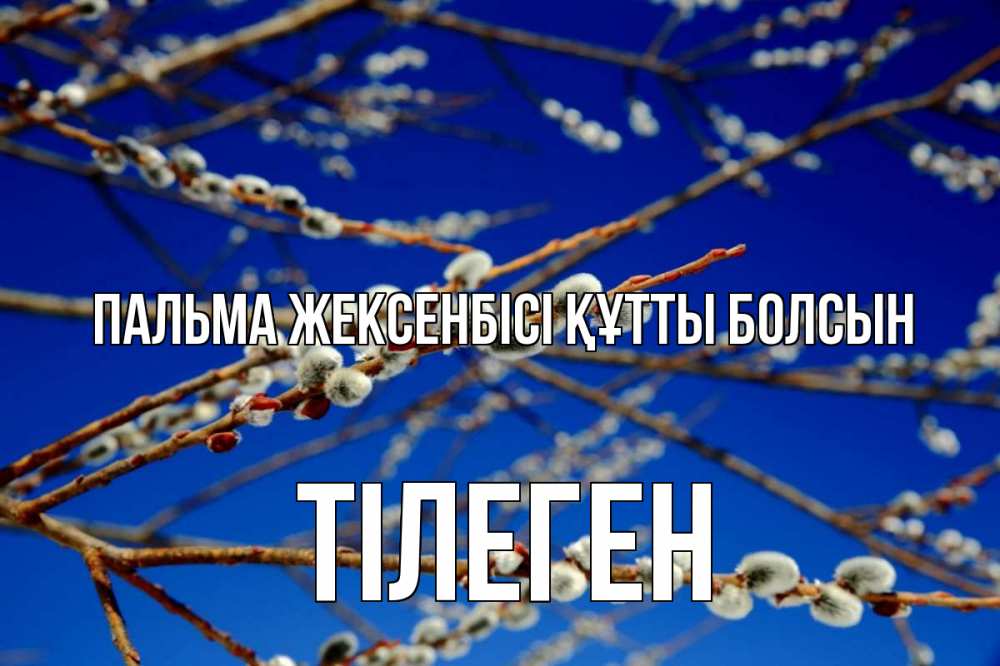 Күн сайын ашық хат с именем, ТІЛЕГЕН Пальма жексенбісі құтты болсын верба Онлайн тегін жүктеп алу тілектері бар керемет карта 