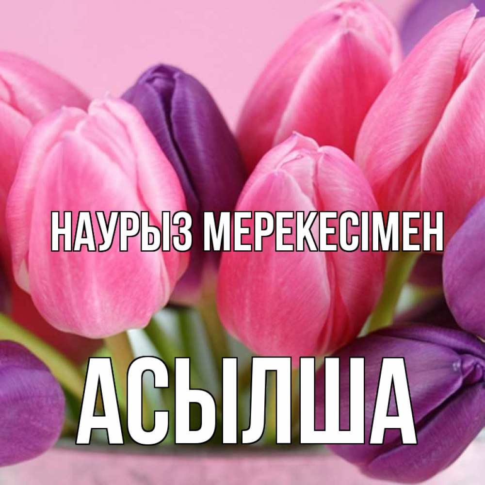 Күн сайын ашық хат с именем, АСЫЛША Наурыз мерекесімен маме 1 Онлайн тегін жүктеп алу тілектері бар керемет карта 