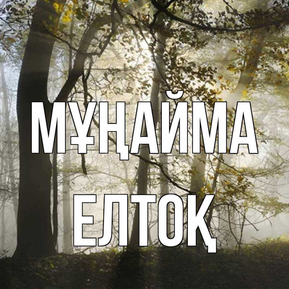 Күн сайын ашық хат с именем, Елтоқ Мұңайма лес и свет Онлайн тегін жүктеп алу тілектері бар керемет карта 