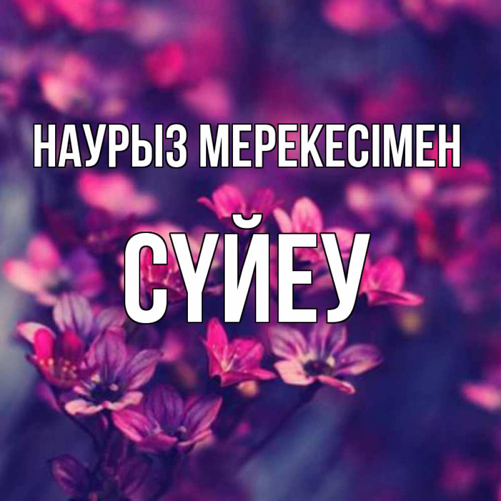 Күн сайын ашық хат с именем, СҮЙЕУ Наурыз мерекесімен небольшие цветы 1 Онлайн тегін жүктеп алу тілектері бар керемет карта 