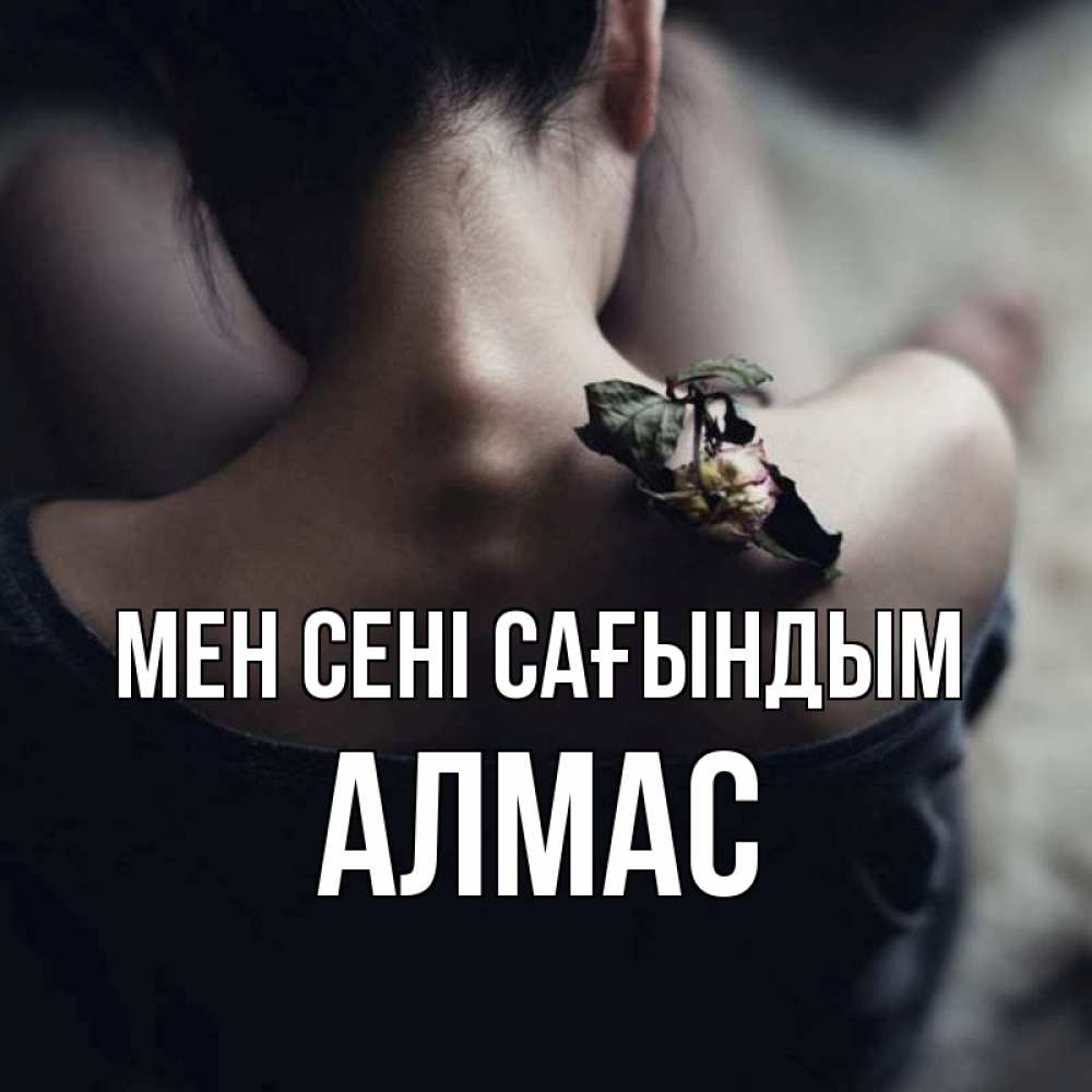 Күн сайын ашық хат с именем, Алмас Мен сені сағындым засох цветок Онлайн тегін жүктеп алу тілектері бар керемет карта 