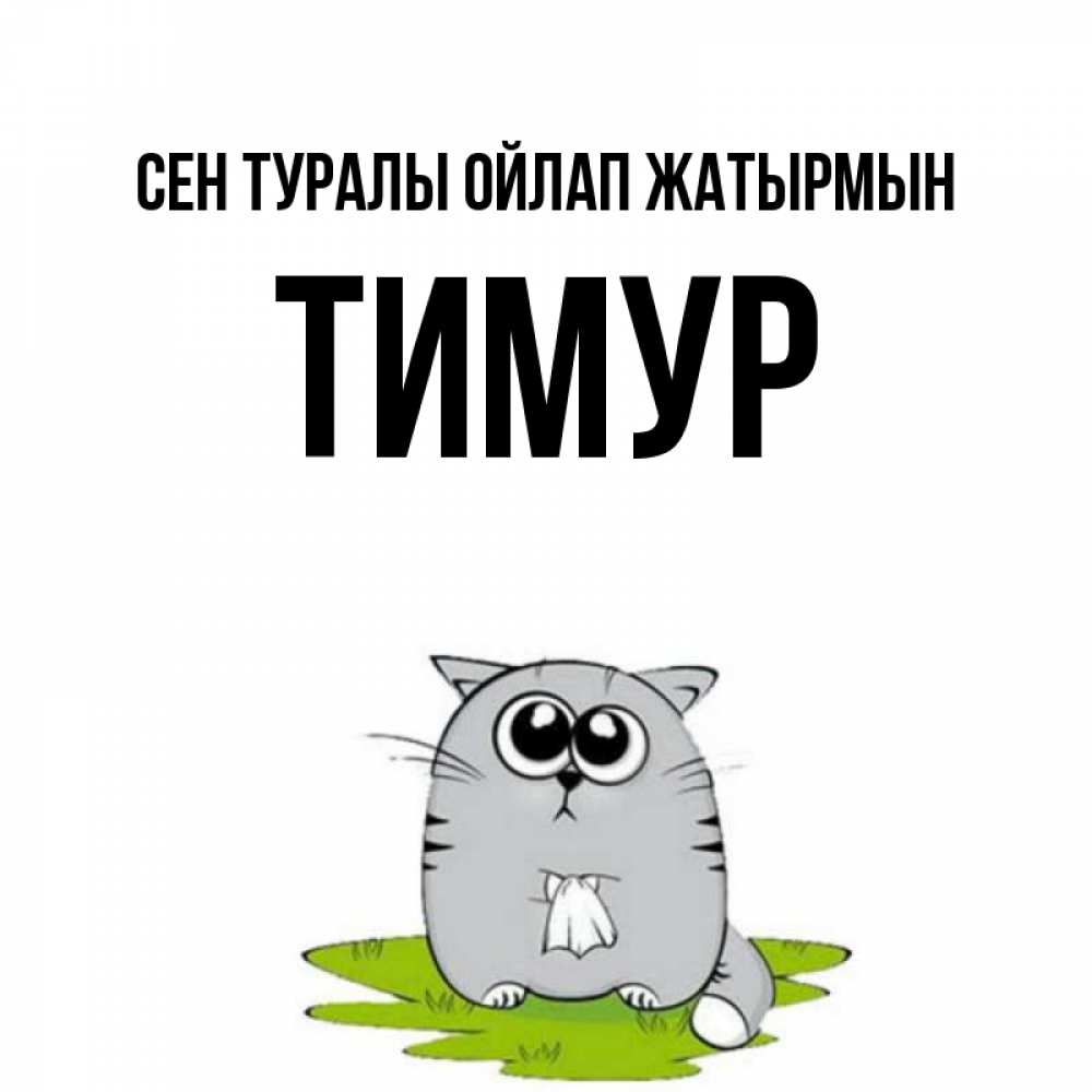 Күн сайын ашық хат с именем, Тимур Сен туралы ойлап жатырмын тоска с платочком Онлайн тегін жүктеп алу тілектері бар керемет карта 