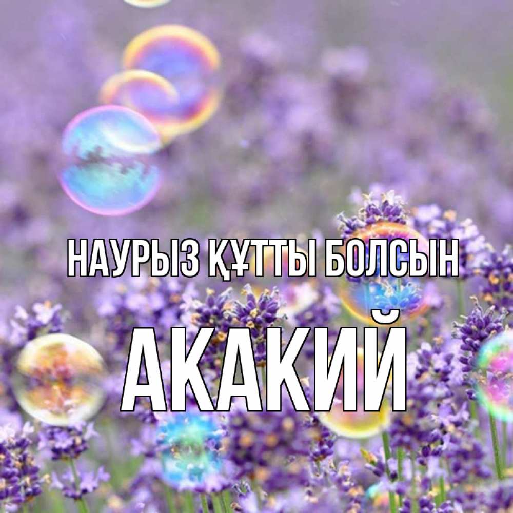 Күн сайын ашық хат с именем, Акакий Наурыз құтты болсын цветы Онлайн тегін жүктеп алу тілектері бар керемет карта 