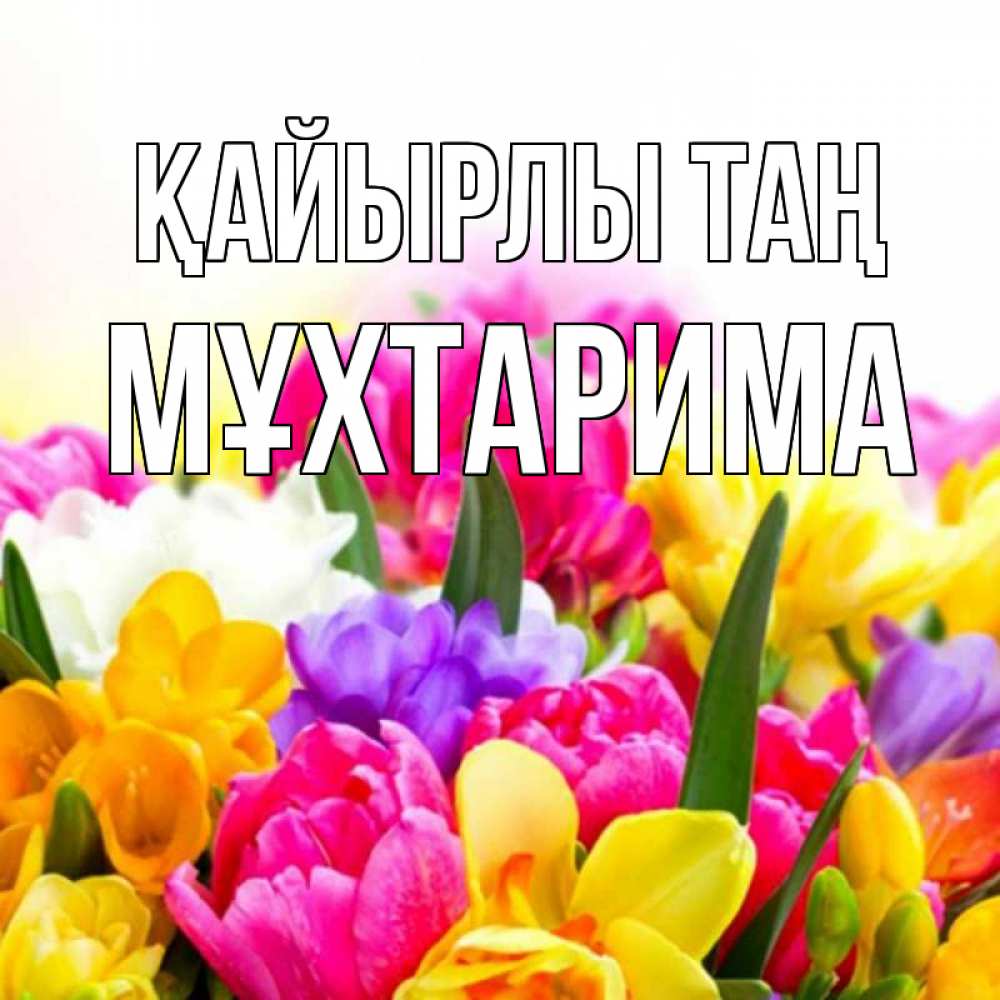 Күн сайын ашық хат с именем, МҰХТАРИМА Қайырлы таң создать открытку со свое подписью Онлайн тегін жүктеп алу тілектері бар керемет карта 