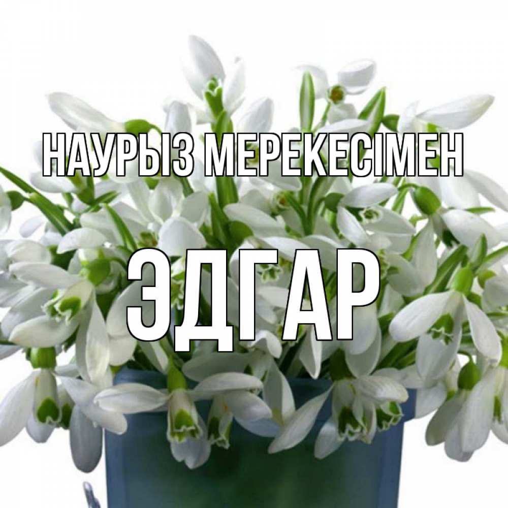 Күн сайын ашық хат с именем, Эдгар Наурыз мерекесімен цветы к наурызу новый год в Казахстане Онлайн тегін жүктеп алу тілектері бар керемет карта 