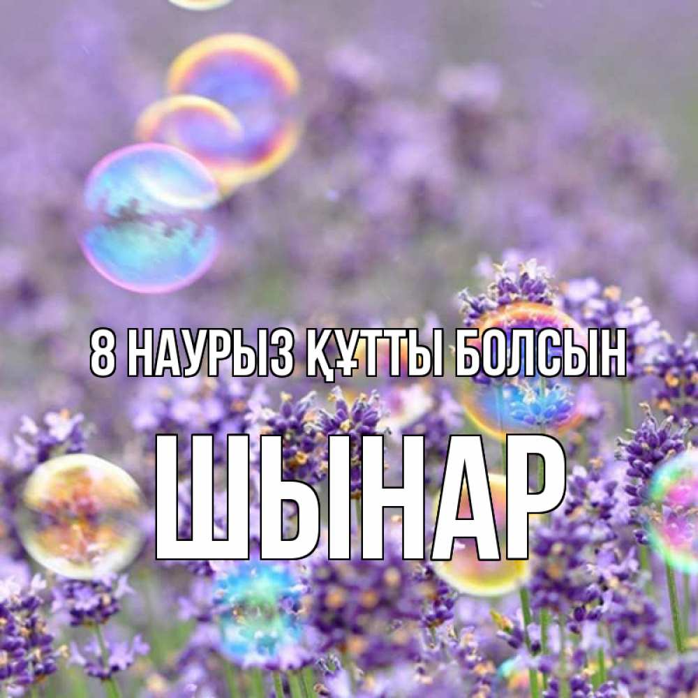 Күн сайын ашық хат с именем, ШЫНАР 8 наурыз құтты болсын цветы Онлайн тегін жүктеп алу тілектері бар керемет карта 