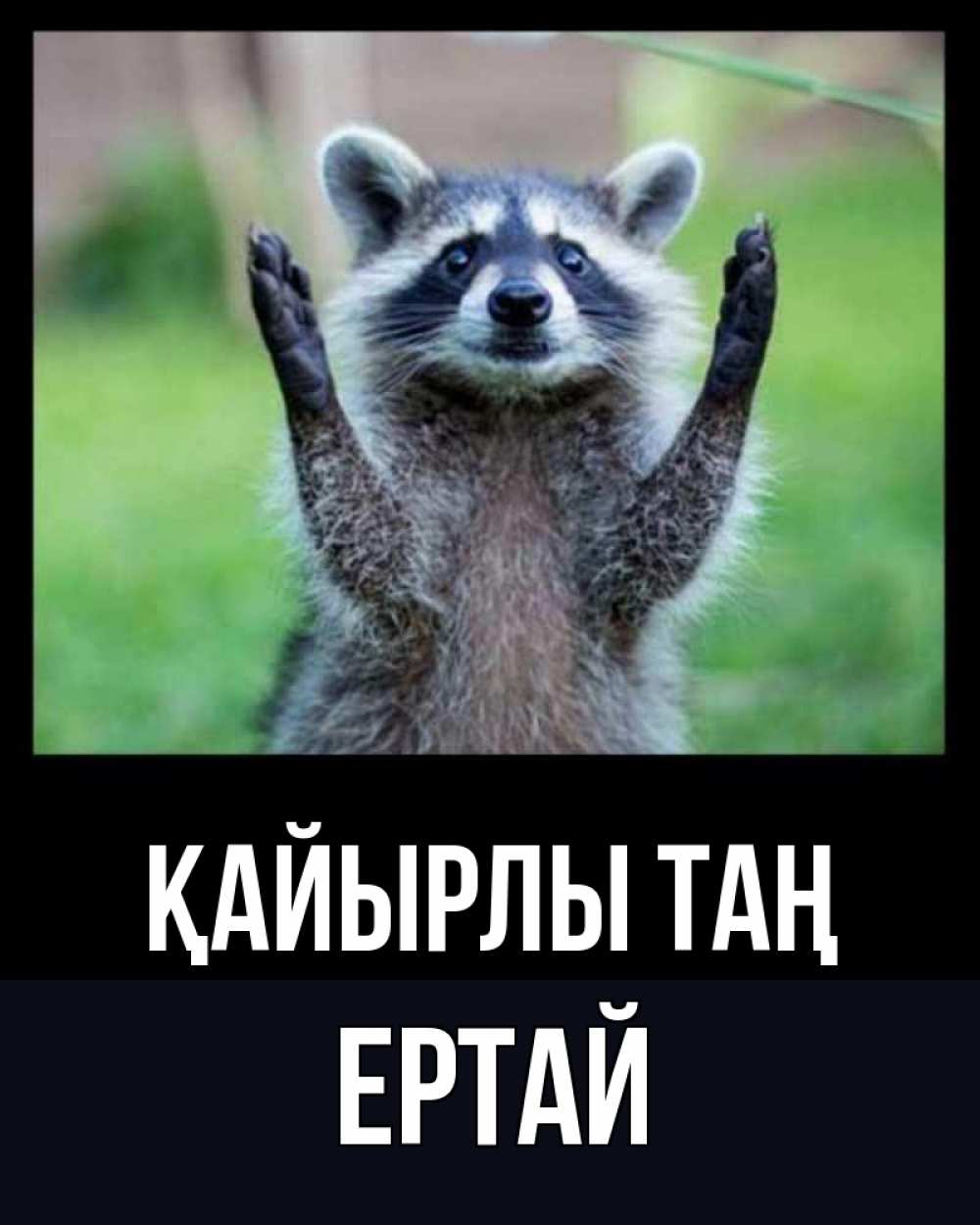 Күн сайын ашық хат с именем, Ертай Қайырлы таң хорошее настроение утречком Онлайн тегін жүктеп алу тілектері бар керемет карта 