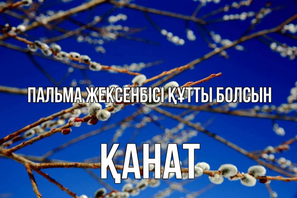 Күн сайын ашық хат с именем, Қанат Пальма жексенбісі құтты болсын верба Онлайн тегін жүктеп алу тілектері бар керемет карта 