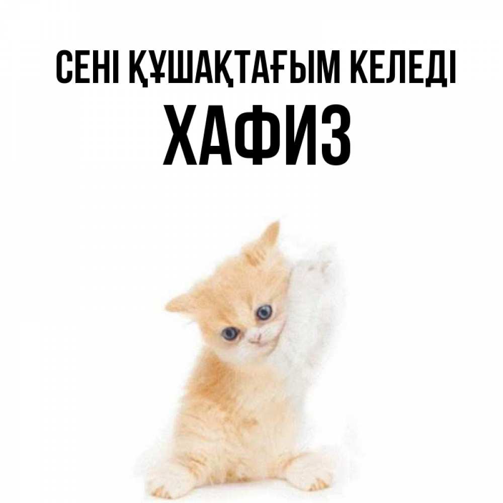 Күн сайын ашық хат с именем, ХАФИЗ сені құшақтағым келеді я хочу очень скорее обнимаешек Онлайн тегін жүктеп алу тілектері бар керемет карта 
