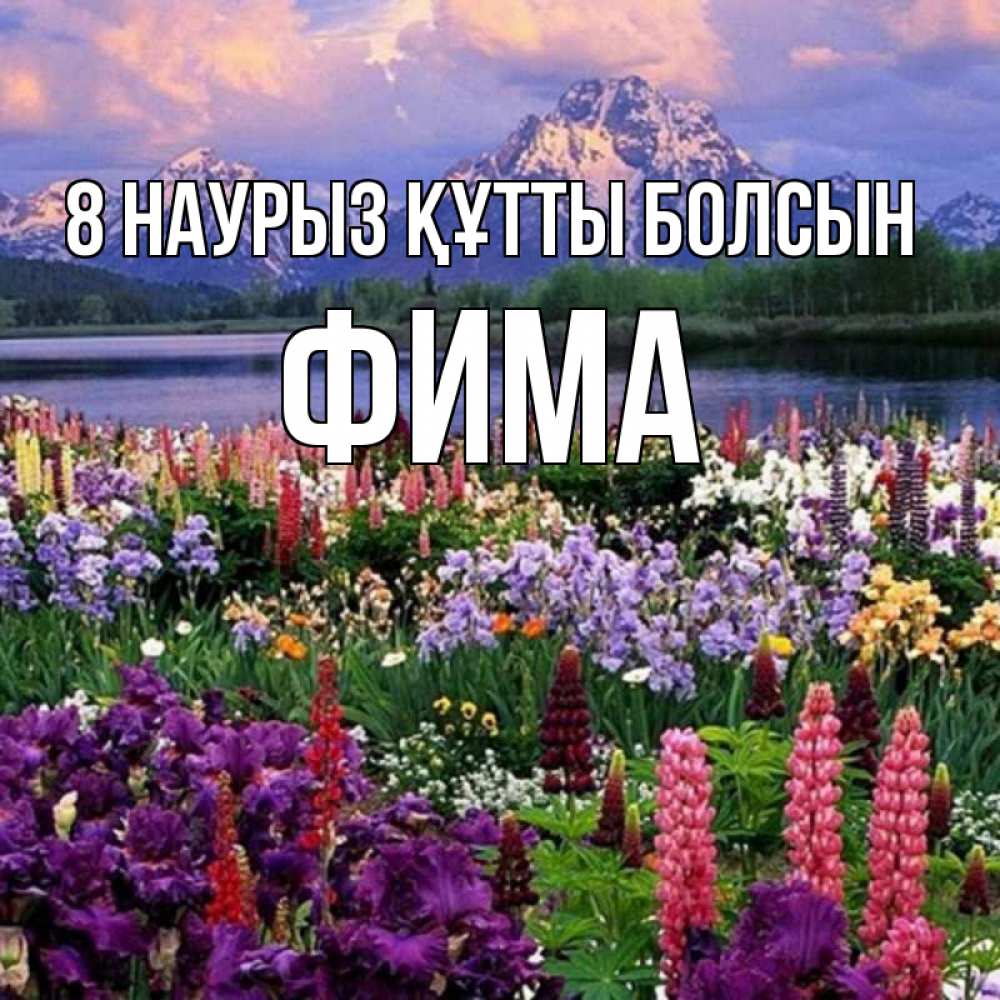 Күн сайын ашық хат с именем, Фима 8 наурыз құтты болсын международный женский день Онлайн тегін жүктеп алу тілектері бар керемет карта 