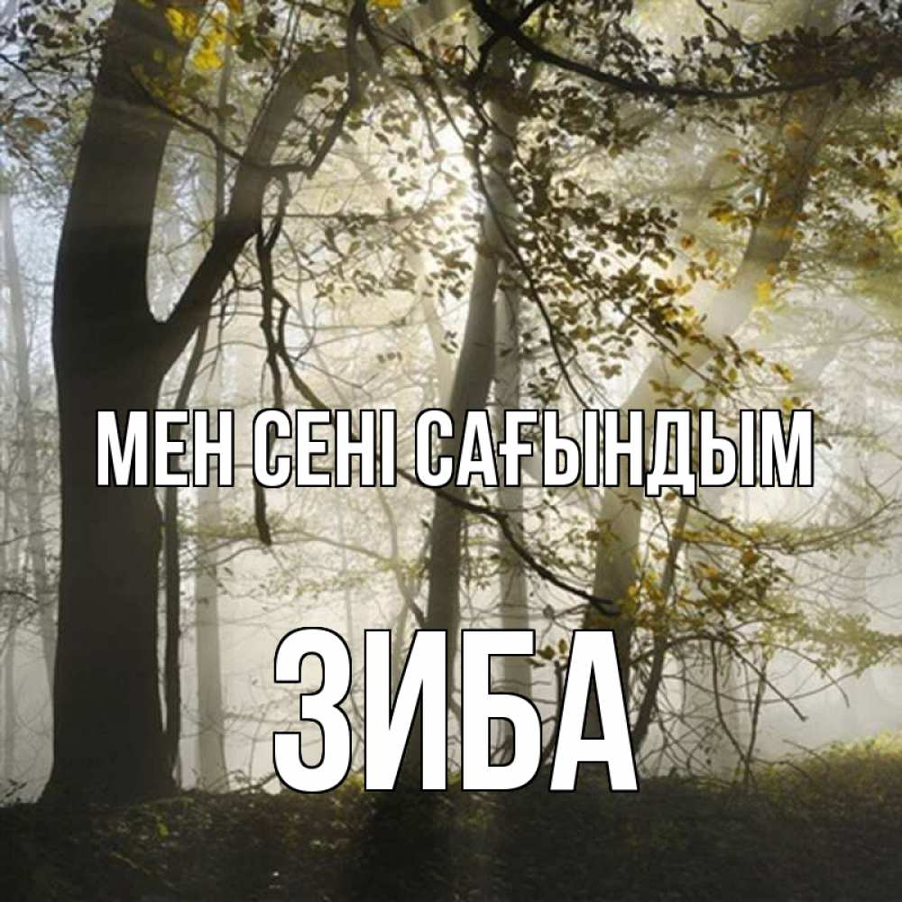 Күн сайын ашық хат с именем, ЗИБА Мен сені сағындым грустно Онлайн тегін жүктеп алу тілектері бар керемет карта 