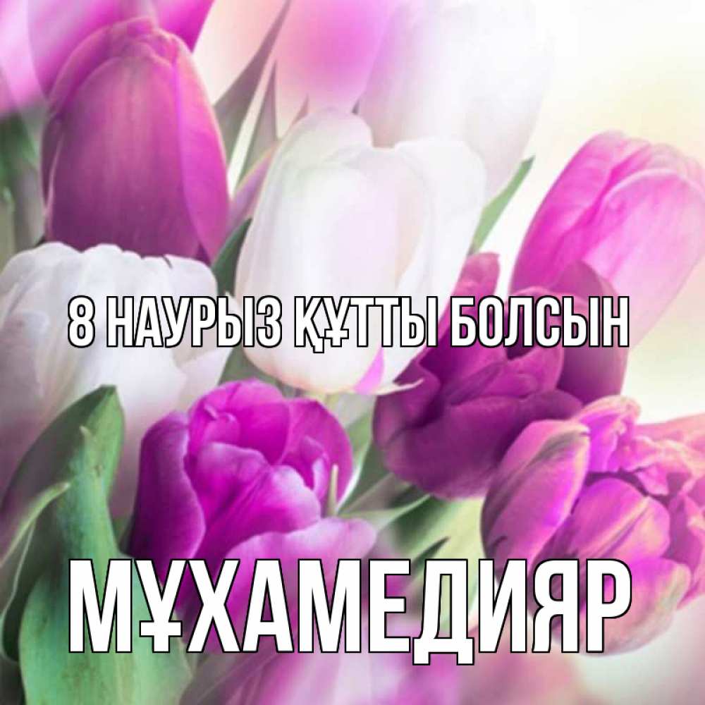 Күн сайын ашық хат с именем, МҰХАМЕДИЯР 8 наурыз құтты болсын весна 1 Онлайн тегін жүктеп алу тілектері бар керемет карта 