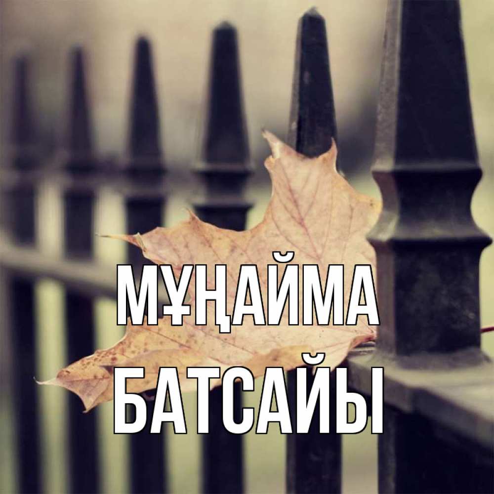 Күн сайын ашық хат с именем, Батсайы Мұңайма лист клена Онлайн тегін жүктеп алу тілектері бар керемет карта 