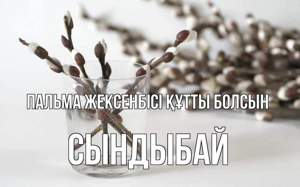 Күн сайын ашық хат с именем, СЫНДЫБАЙ Пальма жексенбісі құтты болсын верба Онлайн тегін жүктеп алу тілектері бар керемет карта 