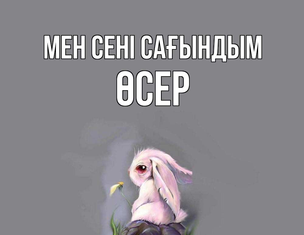 Күн сайын ашық хат с именем, ӨСЕР Мен сені сағындым заяц Онлайн тегін жүктеп алу тілектері бар керемет карта 