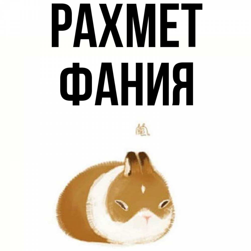 Күн сайын ашық хат с именем, Фания рахмет коричнево белый домашний питомец Онлайн тегін жүктеп алу тілектері бар керемет карта 