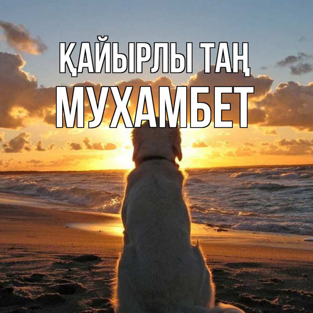 Күн сайын ашық хат с именем, МУХАМБЕТ Қайырлы таң восход солнца Онлайн тегін жүктеп алу тілектері бар керемет карта 
