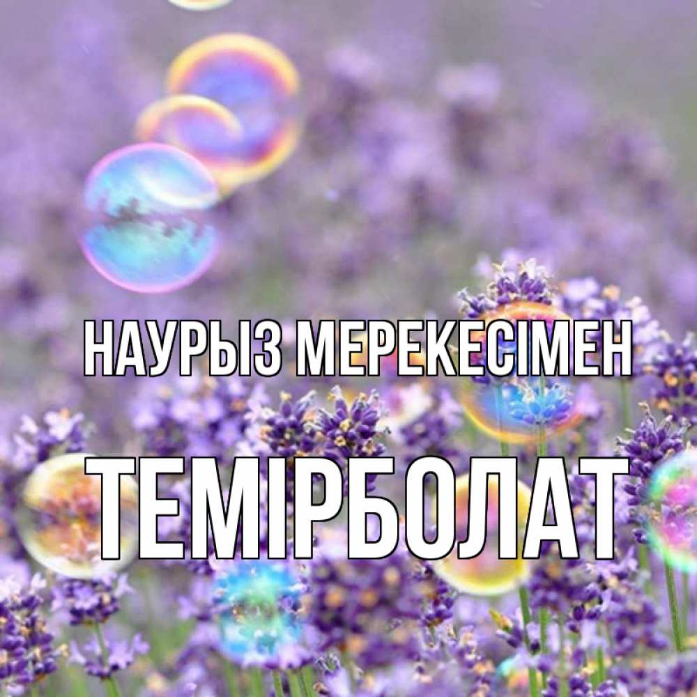 Күн сайын ашық хат с именем, ТЕМІРБОЛАТ Наурыз мерекесімен цветы Онлайн тегін жүктеп алу тілектері бар керемет карта 