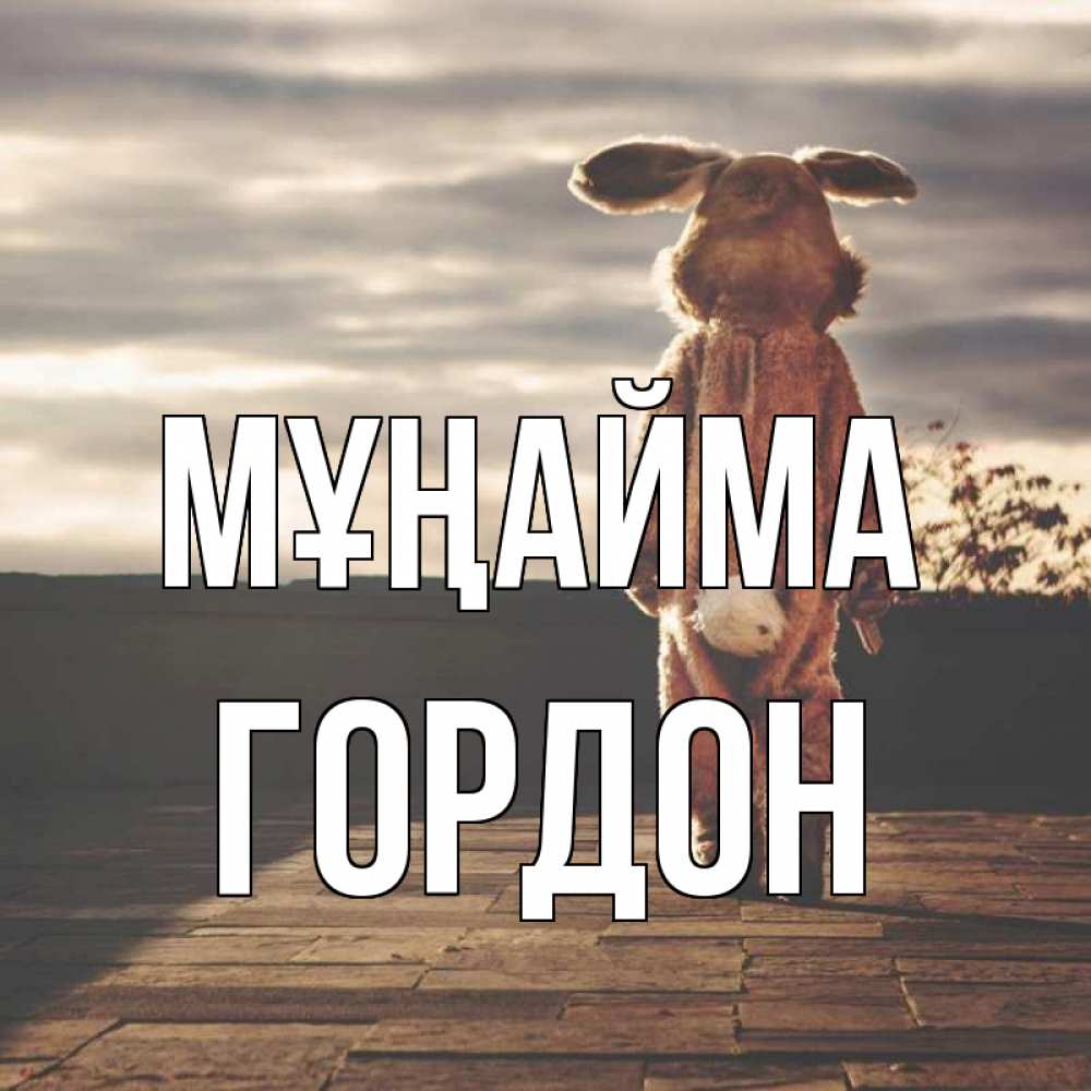 Күн сайын ашық хат с именем, Гордон Мұңайма со спины Онлайн тегін жүктеп алу тілектері бар керемет карта 