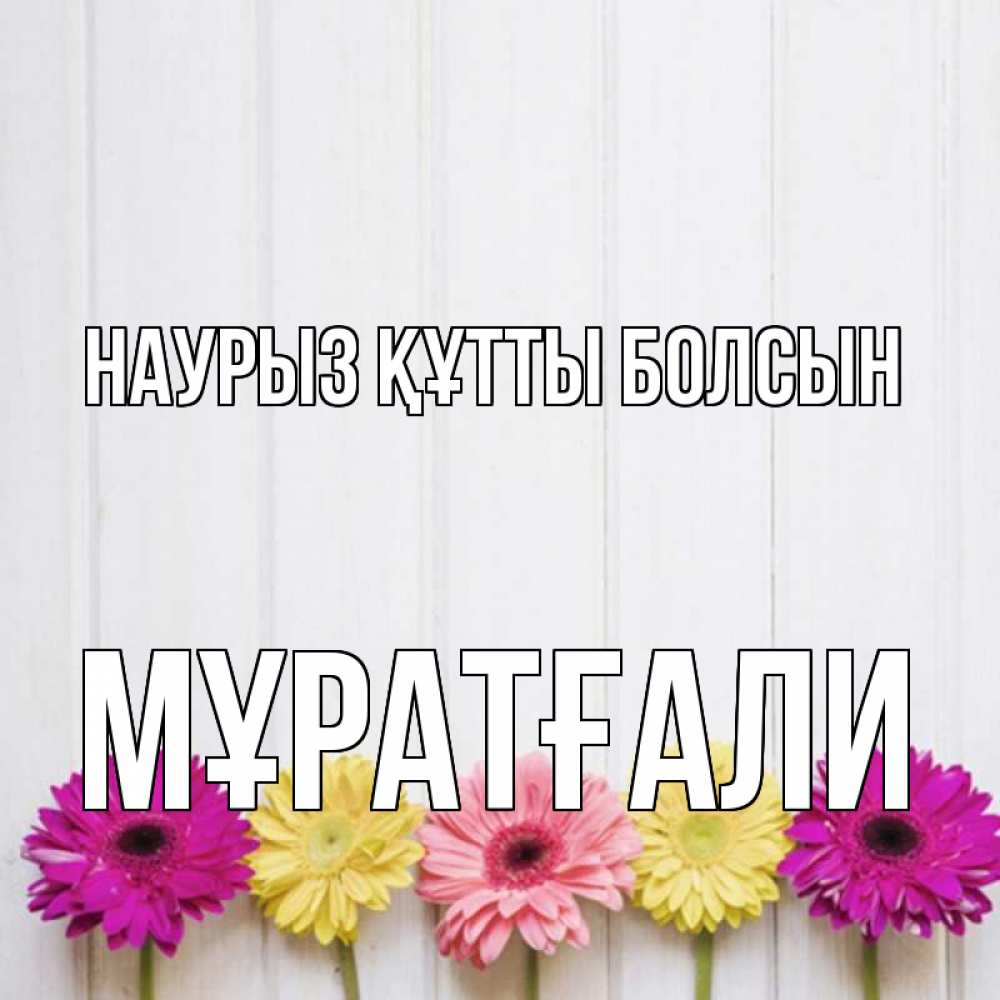 Күн сайын ашық хат с именем, Мұратғали Наурыз құтты болсын женщинам 1 Онлайн тегін жүктеп алу тілектері бар керемет карта 