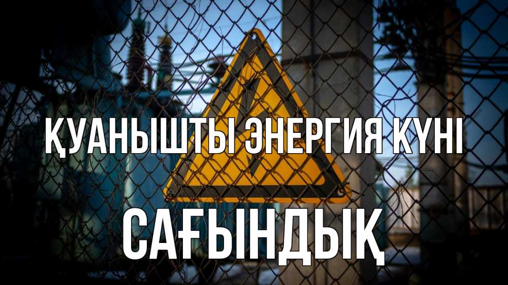 Күн сайын ашық хат с именем, САҒЫНДЫҚ Қуанышты энергия күні трансформаторная подстанция Онлайн тегін жүктеп алу тілектері бар керемет карта 