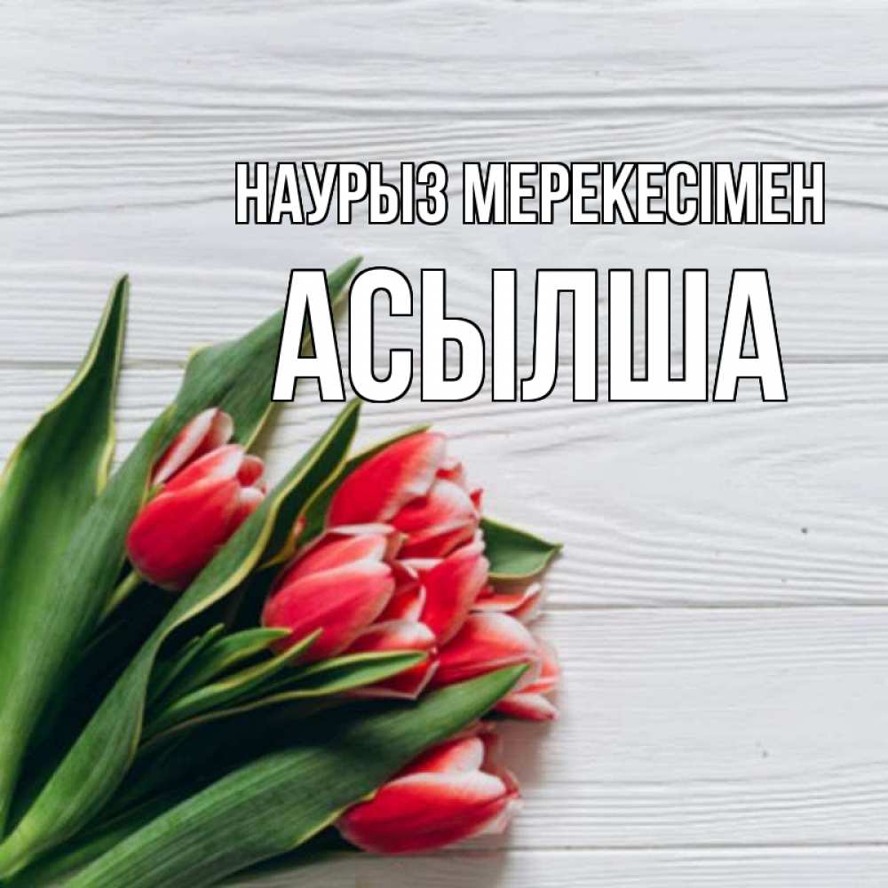 Күн сайын ашық хат с именем, АСЫЛША Наурыз мерекесімен весна 2 Онлайн тегін жүктеп алу тілектері бар керемет карта 