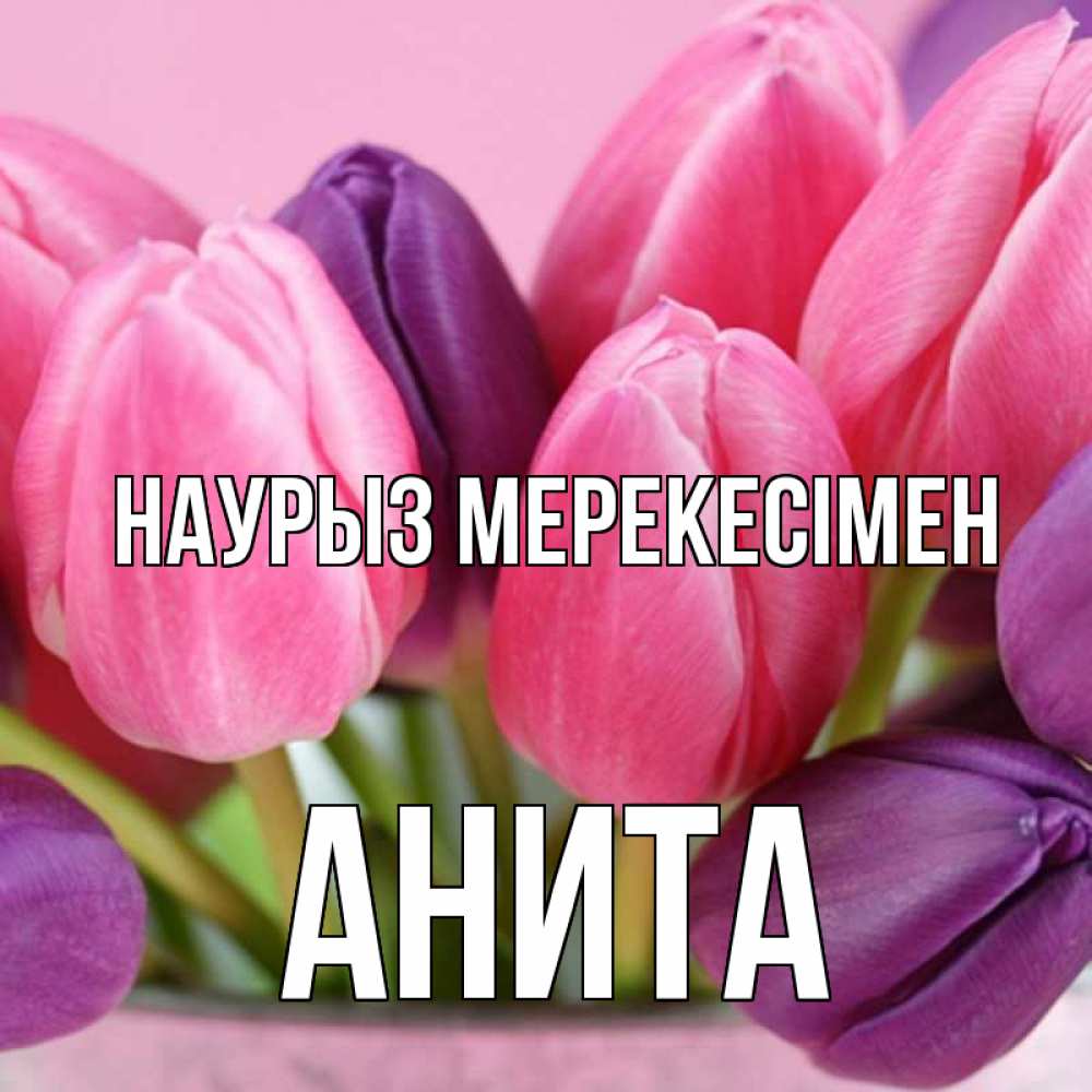 Күн сайын ашық хат с именем, Анита Наурыз мерекесімен маме 1 Онлайн тегін жүктеп алу тілектері бар керемет карта 