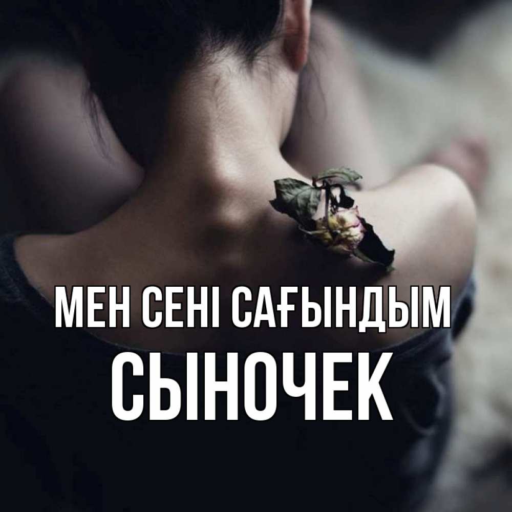 Күн сайын ашық хат с именем, Сыночек Мен сені сағындым засох цветок Онлайн тегін жүктеп алу тілектері бар керемет карта 