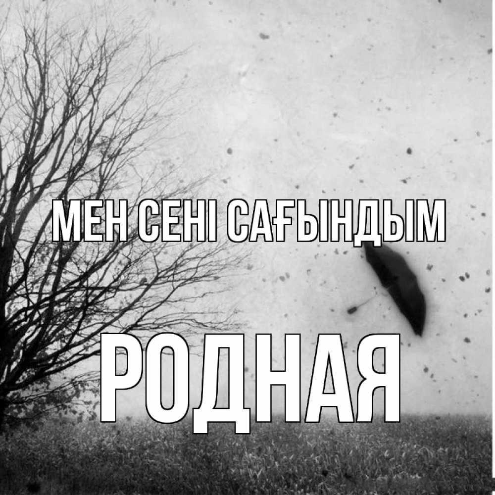 Күн сайын ашық хат с именем, Родная Мен сені сағындым зонт летит Онлайн тегін жүктеп алу тілектері бар керемет карта 