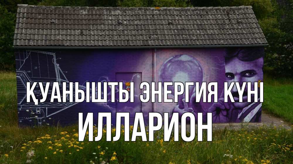Күн сайын ашық хат с именем, Илларион Қуанышты энергия күні молнии, Тесла Онлайн тегін жүктеп алу тілектері бар керемет карта 